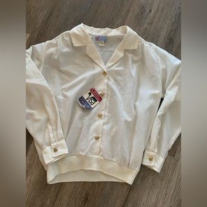 Awesome 70s blouse/ gold style top